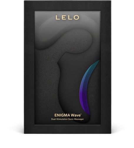Lelo - Enigma Wave 陰蒂吸啜及G點三重刺激聲波按摩器 - 黑色 照片