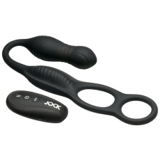 Jock - Hyper Thrusting Vibro Plug w C-Ring - Black photo