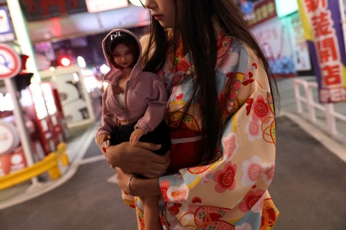 Masami Anime Mini Realistic Sex Doll, Skinny Body, Ultra Soft Silicone 60 cm (2 ft) photo