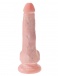 King Cock - 6″ Cock With Balls - Flesh photo-4