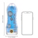 RealRock - Easy Rider Textured Cup Masturbator - Blue photo-7