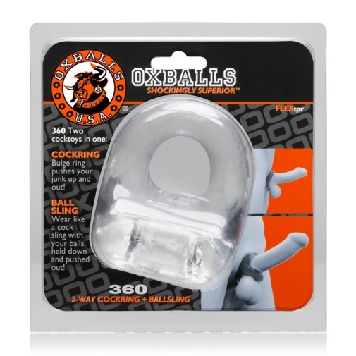 Oxballs - 360 箍睪陰莖環 - 透明 照片