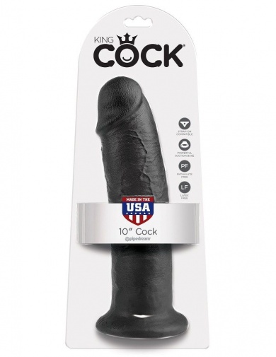 King Cock - Cock 10″ - Black photo