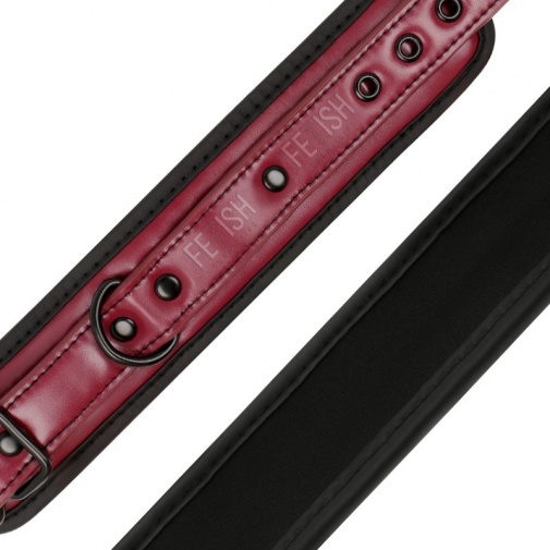 Fetish Submissive - Dark Room Handcuffs - Red photo