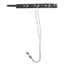 SMVIP - Collar w 2 Balls Anal Hook photo