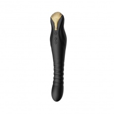 Zalo - King APP Thrusting Vibrator - Obsidian Black photo