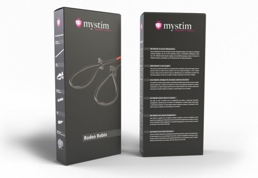 Mystim - Rodeo Robin 導電陰莖鎖 - 黑色 照片