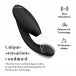 Womanizer - DUO 2 陰蒂吸啜及G點按摩器 - 黑色 照片-3