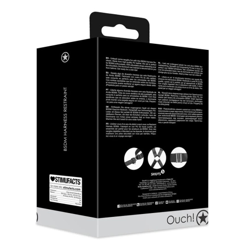 Ouch - BSDM Harness Restraint - Black 照片