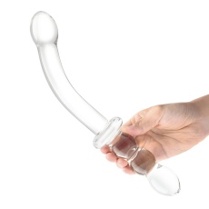 Glas - 12” 玻璃羅紋G點刺激假陽具 照片