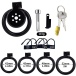 FAAK - Resin Chastity Cage 45mm w Catheter - Black photo-5