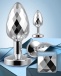 MT - Diamond Facets Metal Anal Plug M - Green photo-2