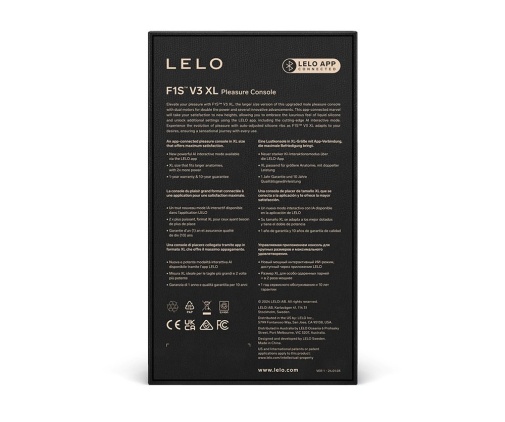 Lelo - F1S V3 XL APP Sonic Pulse Masturbator - Red photo