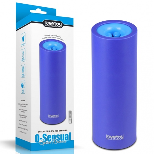 Lovetoy - O-Sensual Discreet 口交自慰器 - 蓝色 照片