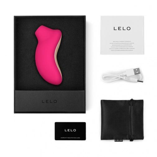 Lelo - Sona Cruise 声波脉动阴蒂按摩器 - 樱桃色 照片