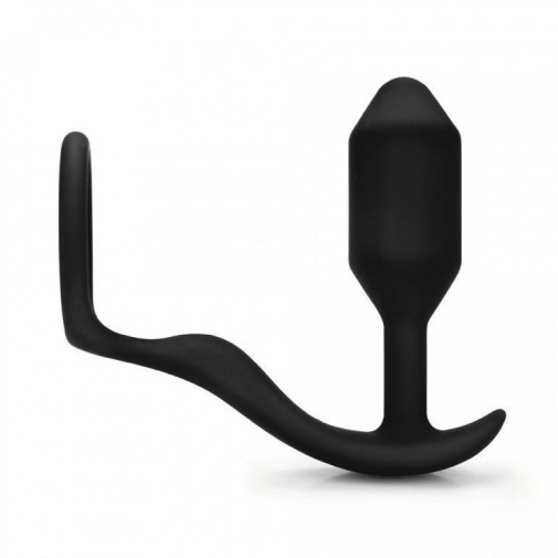 B-Vibe - Snug Plug & Tug Ring - Black photo