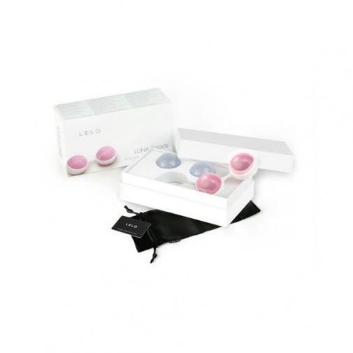 Lelo - Luna Mini Kegel Balls - Petal Pink/Powder Blue photo