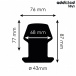 Addicted Toys - Extreme Hollow Anal Plug M - Black photo-5