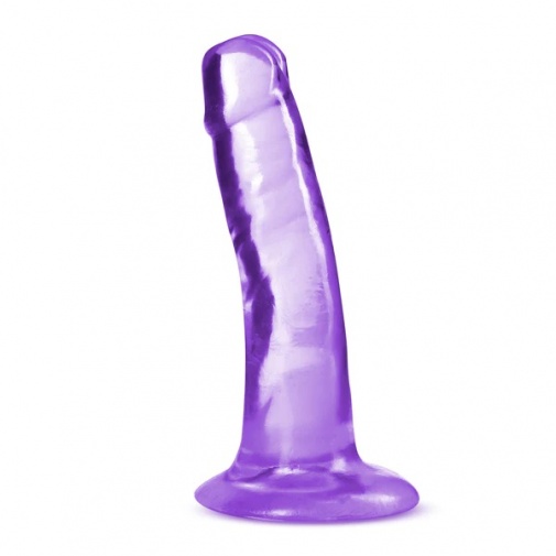B Yours Plus - Hard & Happy 仿真假陽具 14cm - 透明紫 照片