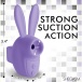 Inmi - Shegasm Sucky Bunny Clit Stimulator - Purple photo-7