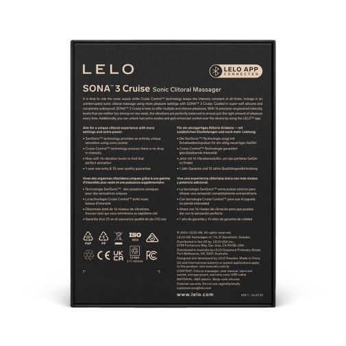 Lelo - Sona 3 Cruise Clitoris Massager - Plum photo