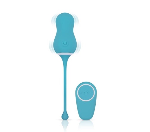 Cala Azul - Elena Vibro Egg w Remote - Blue photo