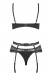 Obsessive - Heartina 3 pcs Set - Black - S/M photo-9