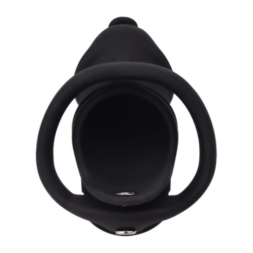 FAAK - Long Resin Chastity Cage - Black photo
