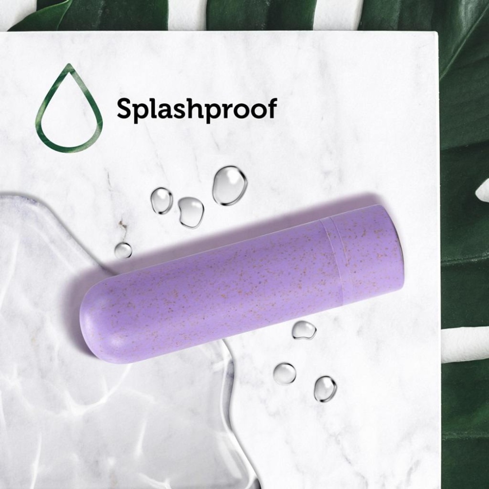 The Gaia Eco Rechargeable Bullet is an eco-conscious vibrato... Gaia - Eco Rechargeable Bullet - Lilac photo-4