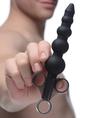 Master Series - Beaded Lube Launcher - Black photo