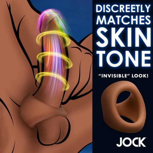 Jock - 陰莖及陰囊2重環 - 肉色 照片