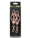 NS Novelties - Bound C3 Nipple Clamps - Rose Gold photo-3