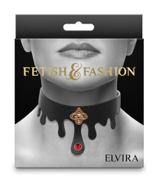 NS Novelties - Fetish & Fashion Elvira Collar - Black photo