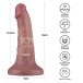 Lovetoy - 6'' 雙層柔軟震動假陽具 - 肉色 照片-14