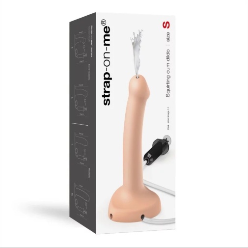 Strap-On-Me - 噴水仿真陽具 細碼 - 雲呢拿色 照片