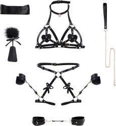 Yeahwow - Forced Nadu Restaint Set - Black photo
