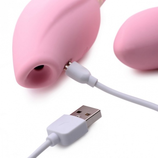 Inmi - Shegasm 8X Tandem Plus Stimulator - Pink photo