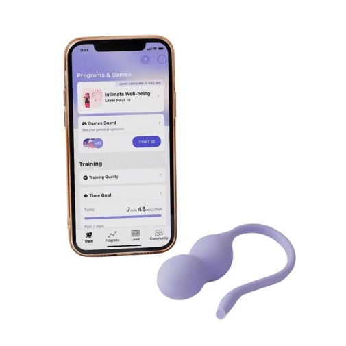 Perifit - Pelvic App Controlled Balls - Lilac photo