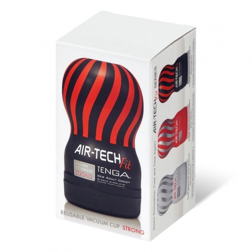 Tenga - Air-Tech Fit 重複使用型真空杯 刺激型 - 黑色 照片