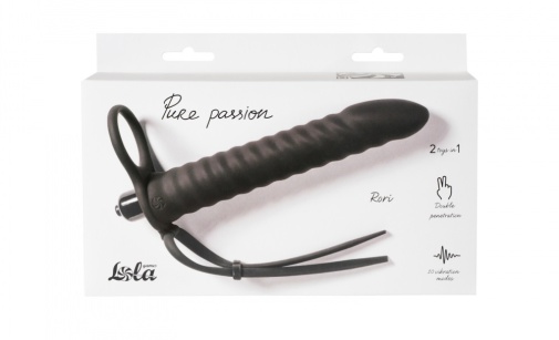 Lola Games - Pure Passion Rori 穿戴式陽具 - 黑色 照片