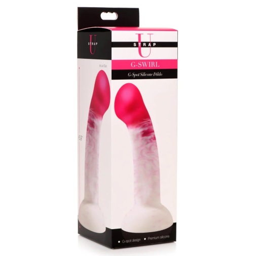 Strap U - G-Swirl 微弯G点专用假阳具 - 粉红色 照片