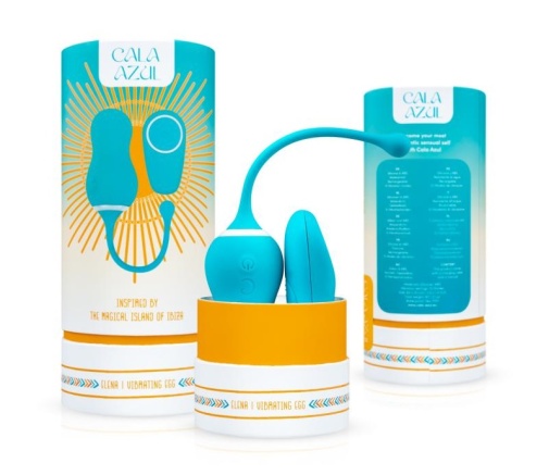 Cala Azul - Elena Vibro Egg w Remote - Blue photo