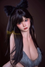Yuna 精緻妝容性感巨乳小野貓 超柔軟矽膠仿真性愛娃娃 165cm 照片
