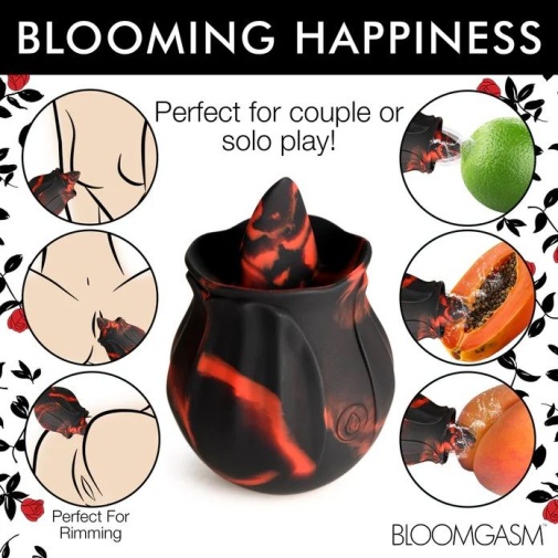 Bloomgasm - 黑玫瑰舌交震动器 照片