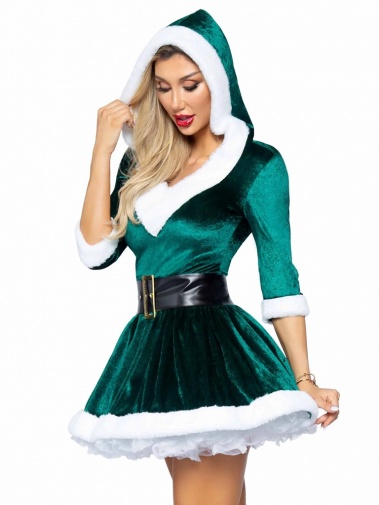 Leg Avenue - Mrs Claus Costume - Green - M/L photo