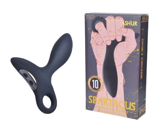 Erokay - Spartacus Ashashur 後庭震動器 - 黑色 照片