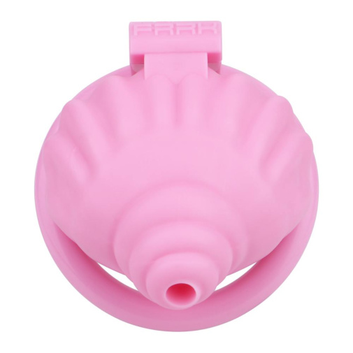 FAAK - Shell Resin Chastity Cage - Pink photo
