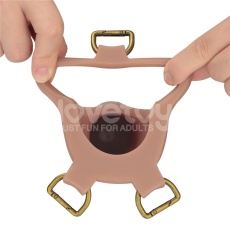 Lovetoy - 9'' Ingen Enhanced Strap-On Set XS-M - Flesh photo