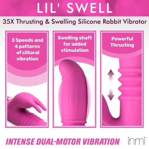 Inmi - Lil Swell 兔子震動棒 - 粉紅色 照片