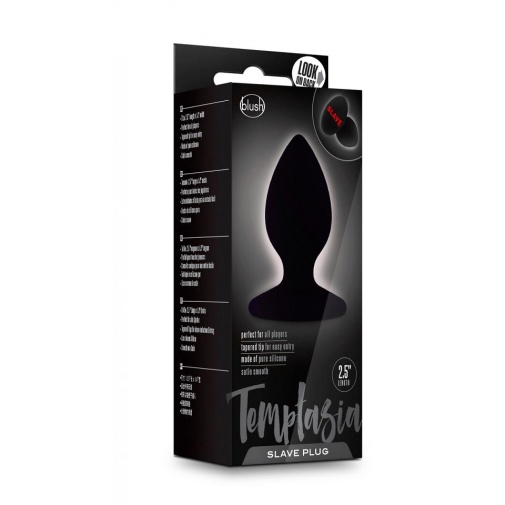 Temptasia - Slave Anal Plug - Black photo